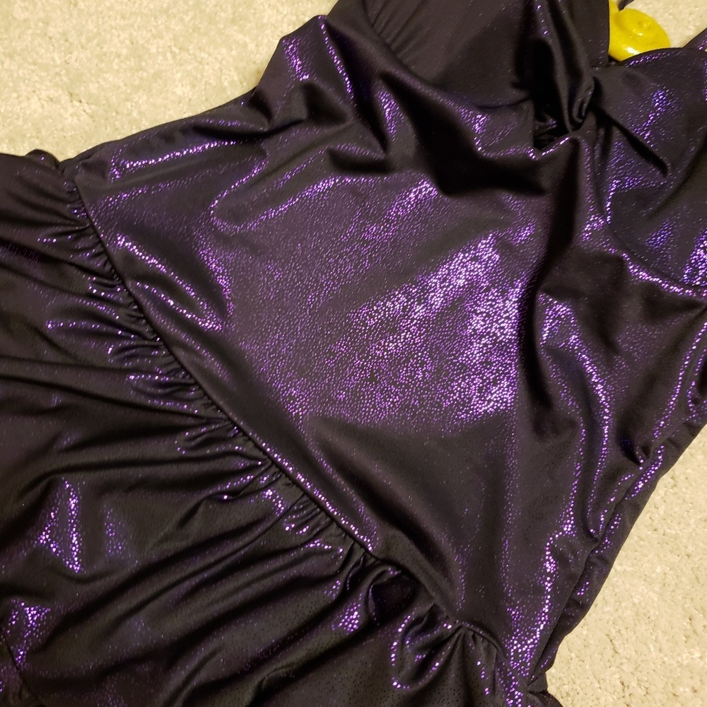 Disney Ursula villain one-piece purple swimsuit - Picture 4 of 6